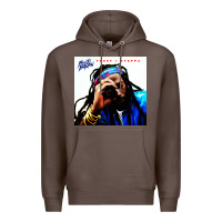 Coffee buju banton reggae Premium Hoodie - linhVisuals