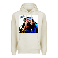 Oatmeal Heather buju banton reggae Premium Hoodie - linhVisuals
