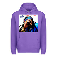 Purple buju banton reggae Premium Hoodie - linhVisuals