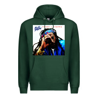 Sports Green buju banton reggae Premium Hoodie - linhVisuals