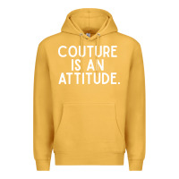 Mustard couture is an attitude fashion quote Premium Hoodie - linhVisuals