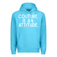 Ocean Blue couture is an attitude fashion quote Premium Hoodie - linhVisuals