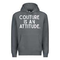 Rock couture is an attitude fashion quote Premium Hoodie - linhVisuals