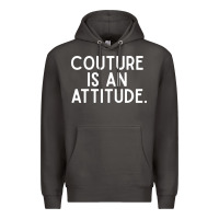 Smoke couture is an attitude fashion quote Premium Hoodie - linhVisuals