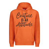 Carrot couture is an attitude inspirational fashion quote cute lettering text Premium Hoodie - linhVisuals