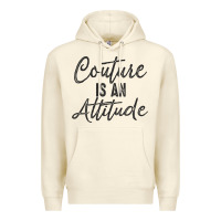 Sandshell couture is an attitude inspirational fashion quote cute lettering text Premium Hoodie - linhVisuals