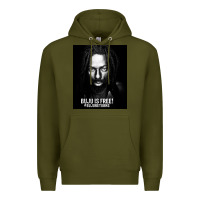 Army Green buju banton reggae Premium Hoodie - linhVisuals