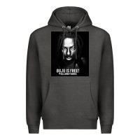 Charcoal Heather buju banton reggae Premium Hoodie - linhVisuals