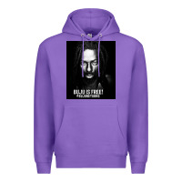 Purple buju banton reggae Premium Hoodie - linhVisuals