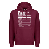 Burgundy cranberry sauce nutrition facts funny thanksgiving christmas food nutr Premium Hoodie - linhVisuals