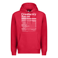 Cardinal cranberry sauce nutrition facts funny thanksgiving christmas food nutr Premium Hoodie - linhVisuals