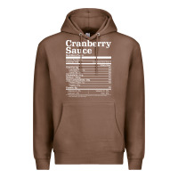 Chestnut cranberry sauce nutrition facts funny thanksgiving christmas food nutr Premium Hoodie - linhVisuals