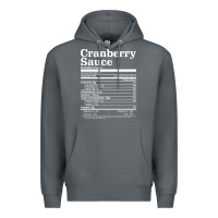 Rock cranberry sauce nutrition facts funny thanksgiving christmas food nutr Premium Hoodie - linhVisuals