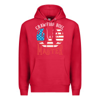 Cardinal crawfish boil master american  flag us big red lobster design Premium Hoodie - linhVisuals