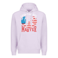 Lilac crawfish boil master american  flag us big red lobster design Premium Hoodie - linhVisuals