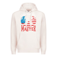 Pale Pink crawfish boil master american  flag us big red lobster design Premium Hoodie - linhVisuals
