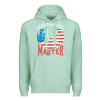 Seafoam crawfish boil master american  flag us big red lobster design Premium Hoodie - linhVisuals