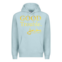 Blue Mist good trouble john lewis signature Premium Hoodie - linhVisuals
