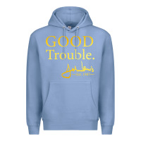 Colony Blue good trouble john lewis signature Premium Hoodie - linhVisuals