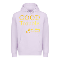 Lilac good trouble john lewis signature Premium Hoodie - linhVisuals