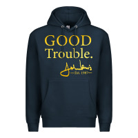Navy good trouble john lewis signature Premium Hoodie - linhVisuals