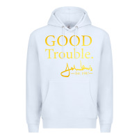 White good trouble john lewis signature Premium Hoodie - linhVisuals