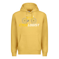 Antique Gold cycologist funny cycling and bicycle sport design cycler humor gift bi Premium Hoodie - linhVisuals