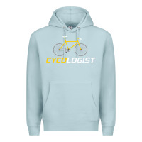 Blue Mist cycologist funny cycling and bicycle sport design cycler humor gift bi Premium Hoodie - linhVisuals