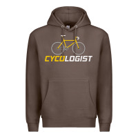 Coffee cycologist funny cycling and bicycle sport design cycler humor gift bi Premium Hoodie - linhVisuals