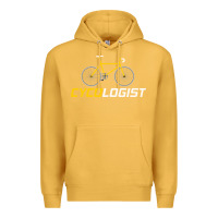 Mustard cycologist funny cycling and bicycle sport design cycler humor gift bi Premium Hoodie - linhVisuals