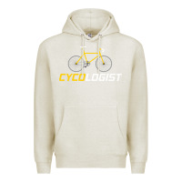 Oatmeal Heather cycologist funny cycling and bicycle sport design cycler humor gift bi Premium Hoodie - linhVisuals