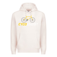 Pale Pink cycologist funny cycling and bicycle sport design cycler humor gift bi Premium Hoodie - linhVisuals