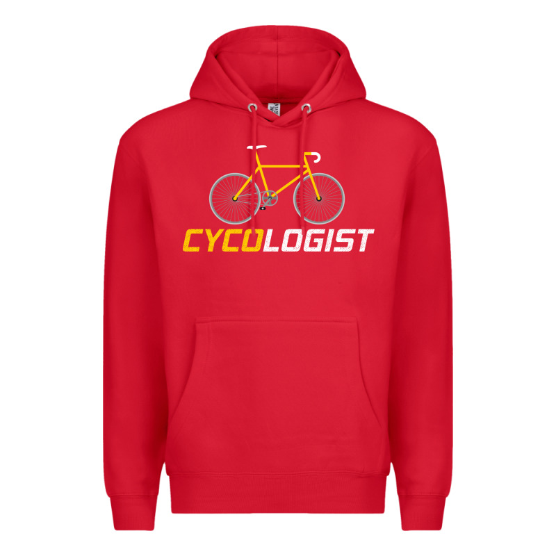 Cycologist Funny Cycling And Bicycle Sport Design Cycler Humor Gift Bi Premium Hoodie by linhVisuals | Teevron
