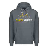Rock cycologist funny cycling and bicycle sport design cycler humor gift bi Premium Hoodie - linhVisuals