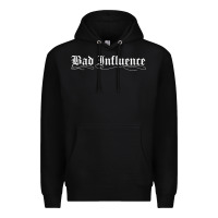 Black bad influence funny Premium Hoodie - linhVisuals