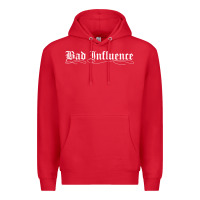 Red bad influence funny Premium Hoodie - linhVisuals