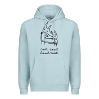 Blue Mist Car Seat Headrest Premium Hoodie - linhVisuals
