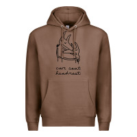 Chestnut Car Seat Headrest Premium Hoodie - linhVisuals