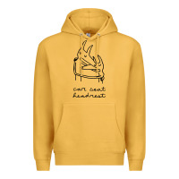 Mustard Car Seat Headrest Premium Hoodie - linhVisuals