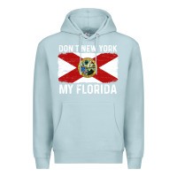 Blue Mist don't new york my florida vintage flag funny saying gift Premium Hoodie - linhVisuals