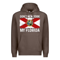 Coffee don't new york my florida vintage flag funny saying gift Premium Hoodie - linhVisuals