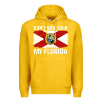 Lemon don't new york my florida vintage flag funny saying gift Premium Hoodie - linhVisuals