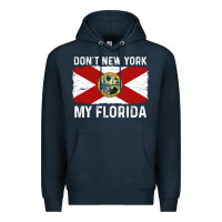 Navy don't new york my florida vintage flag funny saying gift Premium Hoodie - linhVisuals