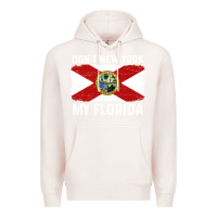 Pale Pink don't new york my florida vintage flag funny saying gift Premium Hoodie - linhVisuals