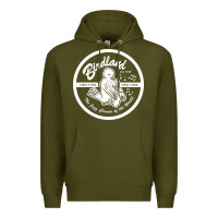 Army Green birdland jazz club Premium Hoodie - linhVisuals