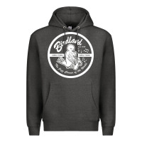 Charcoal Heather birdland jazz club Premium Hoodie - linhVisuals
