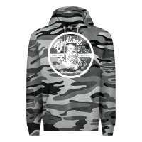 Slate Camo birdland jazz club Premium Hoodie - linhVisuals