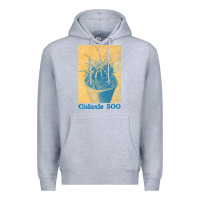 Heather Grey galaxie 500 retro vintage look fan design Premium Hoodie - linhVisuals