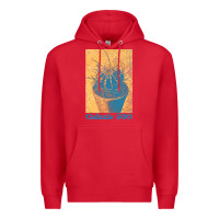 Red galaxie 500 retro vintage look fan design Premium Hoodie - linhVisuals