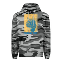 Slate Camo galaxie 500 retro vintage look fan design Premium Hoodie - linhVisuals